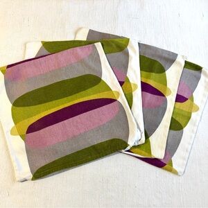 IKEA Retro “Malin Figur" Pillow Shams. Set of 4.